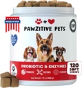 Probiotics, Soft Chews - Enzyme - Verdauungs-Gesundheit für Hunde - Probiotic Chewables for Gut Health & Immune Support Supplement - Verdauungshilfe