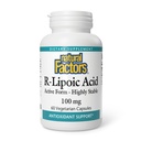 Facteurs naturels, acide R-lipoïque, soutien antioxydant, 60 capsules