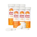 Glucochews Orange Glucose Tablets – 60 Tabletten (10 pro Tube, 6 Pocket-Sized Tubes) – 3.8g Fast-Acting Glucose Jeder – steigert Energie & Blutzucker – Glutenfrei, fettfrei, Koffeinfrei