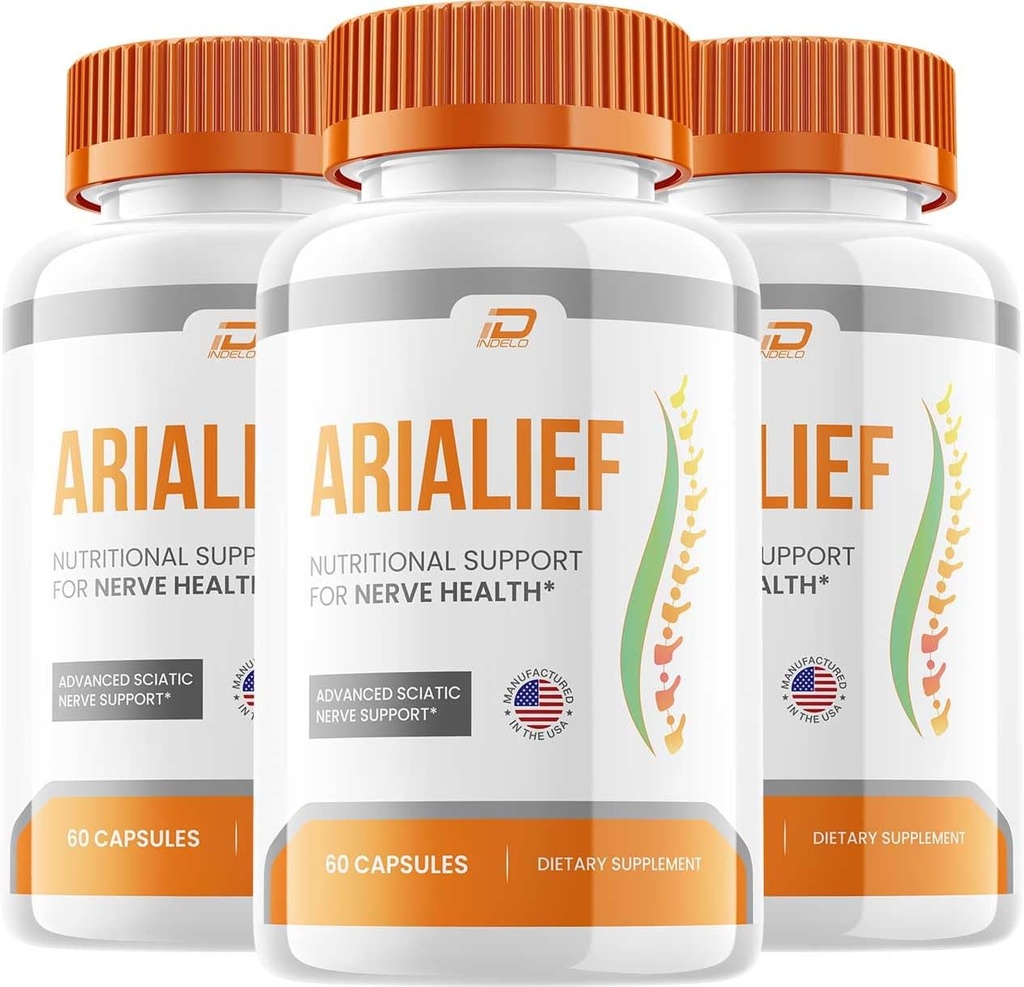 Arialief Capsules, Arialief Advanced Supplement, Alle natürlichen Formel, um gesunde Levels zu erhalten, maximale Stärke tägliche Formel, Arialif Capsules Bewertungen (3 Pack - 180 Kapseln)