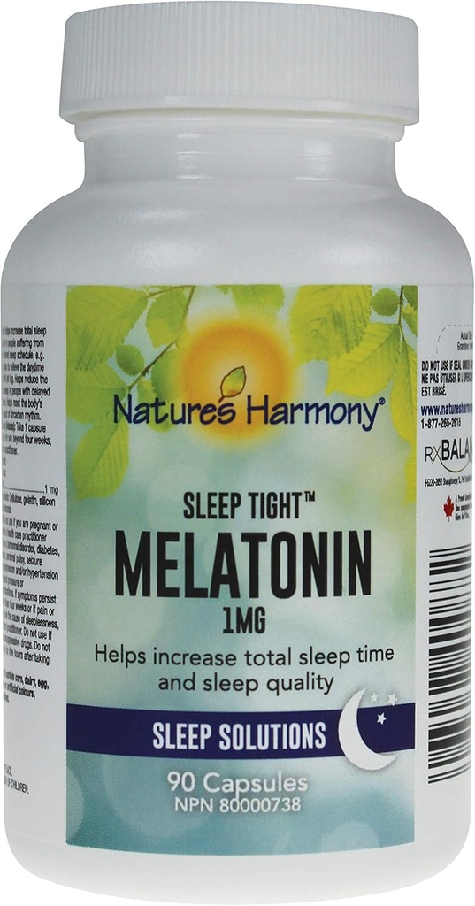 Natur Harmony® Melatonin 1mg(90 Kapseln)