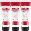 K-Plus Kalium Gluconate Renal Gel Plus Cranberry und EPA für Hunde und Katzen - Veterinär zugelassene Nierenergänzung - Unterstützt Kaliumbilanz -(3 Pack)