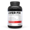 Myogenix Fix foie – Formule professionnelle de désintoxication du foie et des organes – Améliore la digestion – soutient le métabolisme des graisses – Facile à avaler – Complément alimentaire (120 capsules)