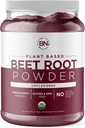 Poudre de racine de betterave biologique – Betteraves à base d'oxyde nitrique pure à base de plantes pour l'endurance et la circulation - Poudre de betterave biologique de l'USDA pour votre jus de betterave du matin - Non-OGM, certifié biologique, sans gluten
