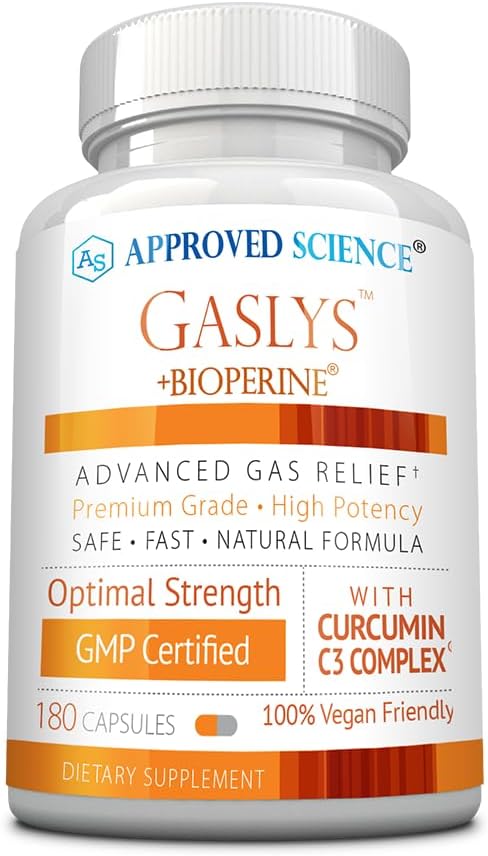 Genehmigte Wissenschaft Gaslys - Verdauungstrakt, Gas und Stomach Supplement - mit Artichoke Powder, Ginger, Fennel Seed - 180 Count - Pack von 1