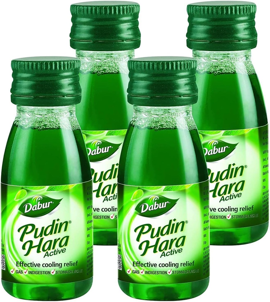 Dabur Pudin Hara Active, 30 millions - Bouteille pour animaux de compagnie (paquet de 4)