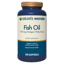 Nature's Wonder Fish Oil 1100mg Omega-3 Suppléments d'huile de poisson pour les femmes et les hommes, EPA & DHA pour les articulations saines, coeur, système immunitaire, 120 jours d'approvisionnement de softgels