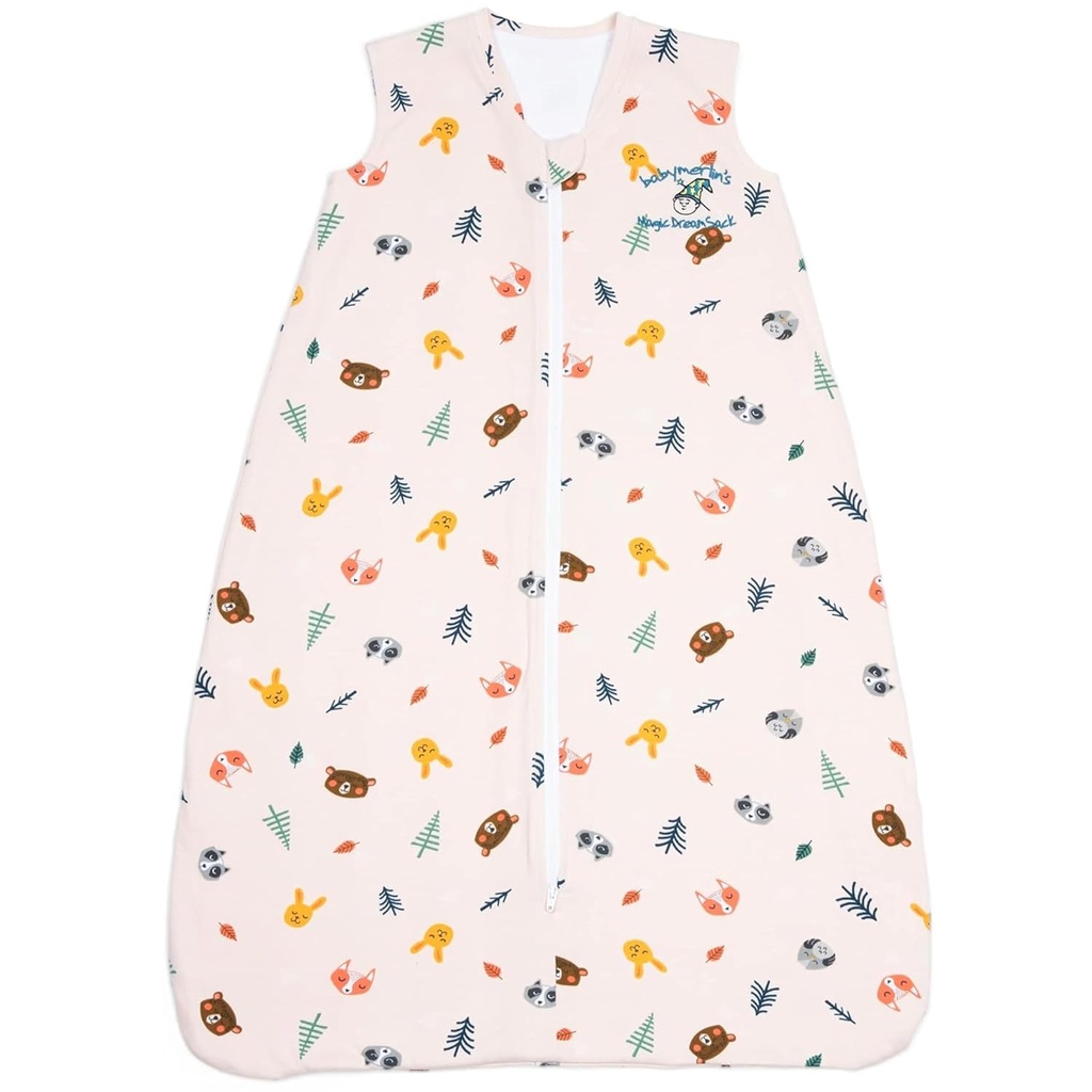 Baby Merlin's Magic Dreamsack - Cotton Wearable Blanket Sleep Sack - Winter Baby Sleep Sack für 6-12 Monate Babys Babys - Promotes Restful Sleep and Hip of Movement - Sleeping Animals