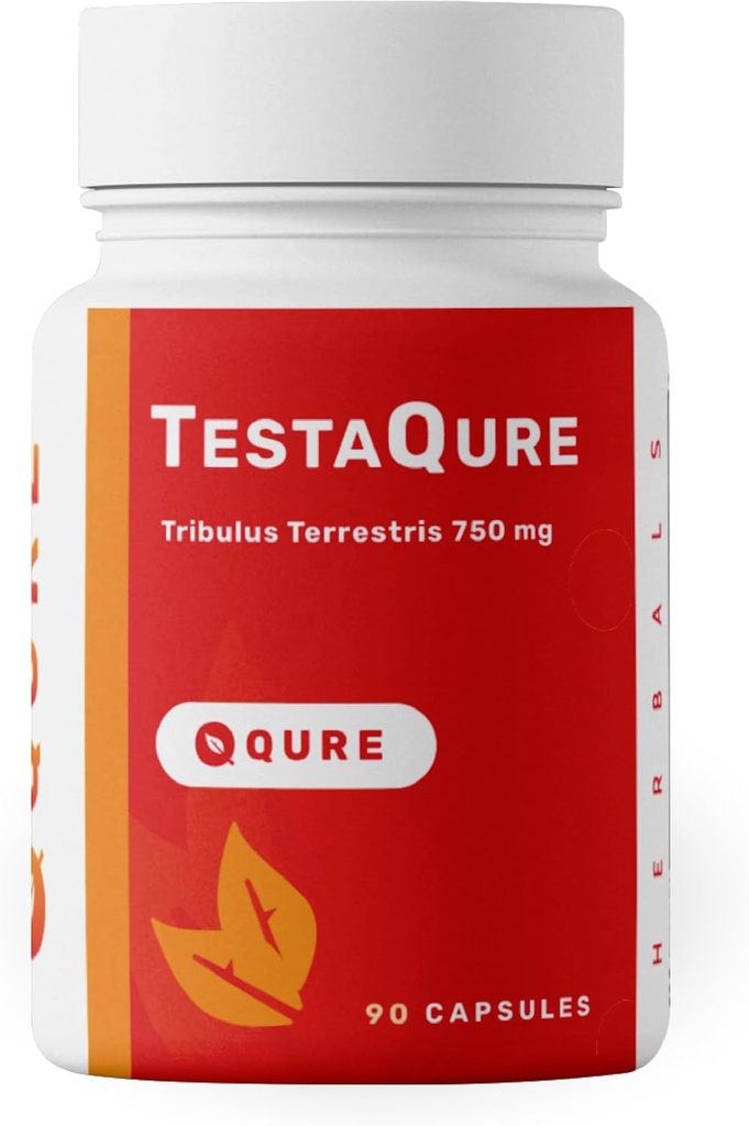 TestaQure Testosteron Ergänzung für Männer - Testosteron Booster erhöht männliche Potenz & Muskelmasse - Stamina, Endurance, Energie & Stimmung Enhancer - 90 Kapseln Vegan & Soy-Free
