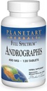Planetarische Kräuter Vollspektrum Andrographis 400mg Unterstützung Gesunde Verdauungs-, Herz-Kreislauf- & Unrinary-Systeme - Unterstützung für gesunde Leber- und Immunfunktion - Ayurvedic Herb - 120 Tabletten