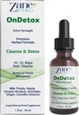Zane OnDetox │10 – 15 jours Nettoyer et soutenir rapidement le détox et le supplément de réparation avec le chardon de lait, l'ongle, l'ardoise, l'artichaut et plus encore