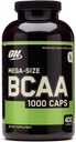 Optimum Nutrition Mega-Size BCAA 1000 Caps - 400 Kapseln (200 Portionen)