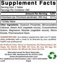 Picolinate de chrome 200 mcg et vitamine C 1000 mg