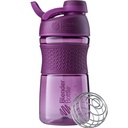 BlenderBottle 20-Ounce SportMixer Twist Cap Tritan Grip Shaker Bouteilles, Navy et Plum