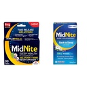 MidNite Time Release 6mg Melatonin 30 Tablets & Back to Sleep 1,5mg Melatonin 30 Cherry Aromatisierte Kautabletten Schlafhilfe Bundle