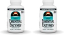 Quelle Naturals Essential Enzymes 500mg Bio-Aligned Multiple Enzyme Supplement Herbal Defense for Digestion, Gas, Constipation & Bloating Relief - Unterstützt Immunsystem - 240 Kapseln (Pack von 2)