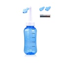 Waterpulse Neti Pot, Neti Pot Sinus Rinsing,300ml Neti Pot Sinus Rinsing Kit mit Thermometer Aufkleber für Erwachsene & Kind BPA Free (300ml)
