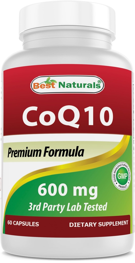 Best Naturals CoQ10 600 mg 60 Kapseln (817716013725)