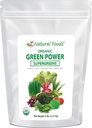 Z Natural Foods Bio Greens Superfood Pulver - Gerste Grass, Wheatgrass, Spirulina, Spinat, Broccoli, Alfalfa Leaf, Rübenwurzel, Tomaten, Dulse & Moringa - Raw Vegan Gluten Free - 5lbs