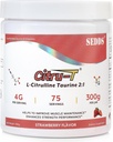 La L-Citrulline aromatisée aux fraises Taurine 2:1, L Poudre de Citrulline, Poudre Vegan Taurine non aromatisée, Nutrition sportive pré-entraînement pour les hommes et les femmes,1 livre de poudre chaque boîte