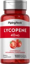 Piping Rock Lycopin Ergänzung | 40mg | 100 Softgels | Carotenoids | Non-GMO, Glutenfrei