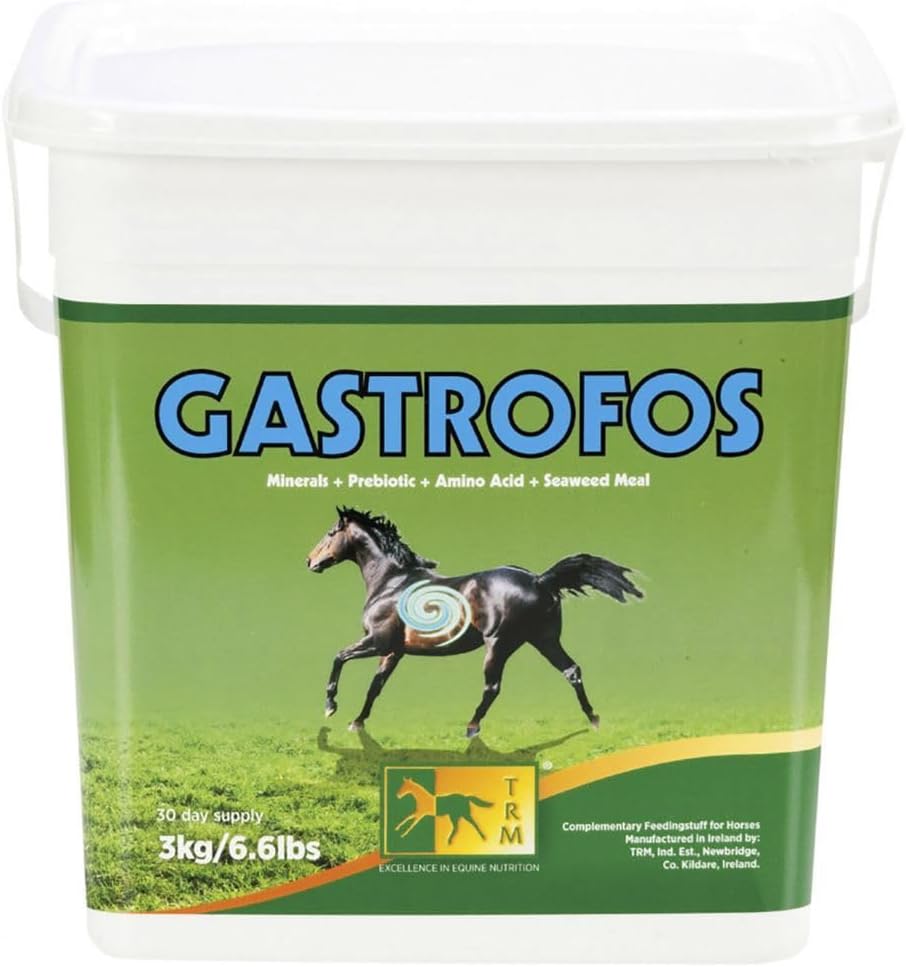 TRM Gastrofos Pferdefutter Verdauungsergänzung für Ulcer Säure Reflux Prävention und gesunde Verdauung | Neutralisiert Magensäure - 6,6 lb (3kg) - 6,6 lb