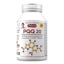 ANDREW LESSMAN PQQ 20mg - 240 Kapseln - 20mg Pyrrolochinolin Quinone, Naturschutzmittel unterstützt Vitalorgane, Herz, Gehirn, Leber, Immunsystem. Mitochondriale Biogenesis, keine Zusatzstoffe