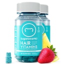 Sugarbear Hair Vitamin Gummy 2 Monat Versorgung Extra Stärke Biotin 6000mcg, Wachstum für Männer & Frauen, Vegan Vitamin B12, MSM, Inositol, Omega 3, Elderberry, Zertifizierte Kosher, Halal, Cruelty Free