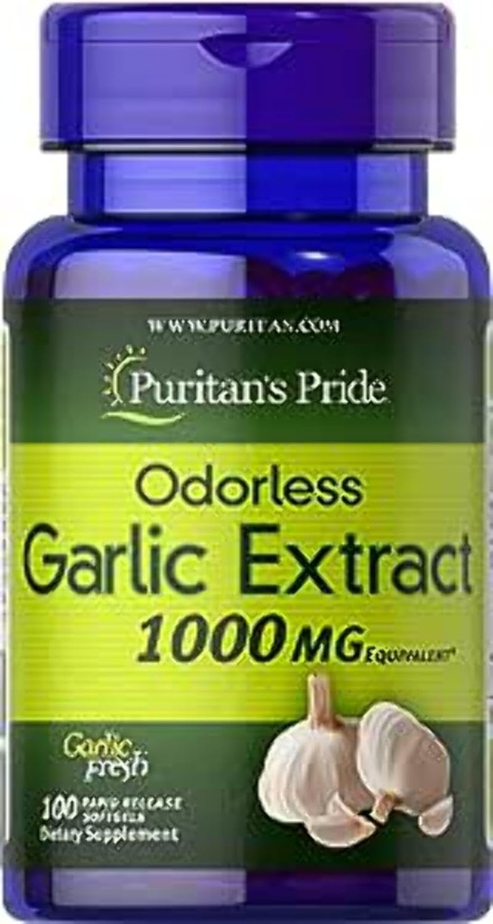 Puritan's Pride Garlic 1000 Mg, 100 Gesamtzähler
