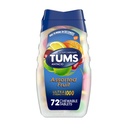 TUMS Comprimés antiacides ultra-forts pour le soulagement des brûlures d'estomac et l'indigestion acide, fruits assortis - 72 Compte
