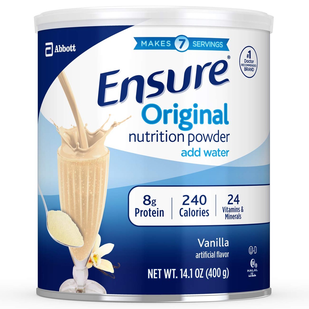 Assurez-vous de la poudre de nutrition originale, Vanilla 14 onces (Paquet de valeur de 4)