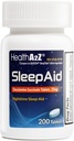 HealthA2Z® Sleep Aid.Succinate de Doxylamine 25mg (200 Nombres (paquet de 1))