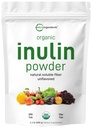 Micro ingrédients Inuline biologique FOS Poudre de fibre, 2,2 lb.