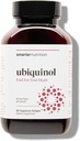 SMARTERNUTRITION Ubiquinol 100mg + Natural Plant-Based Complete Omega 3 6 9 - Klinisch untersucht Ahiflower® Oil - Ultra Absorption CoQ10 für Herzunterstützung - Non-GMO - 60 Softgels[30-Day Supply]