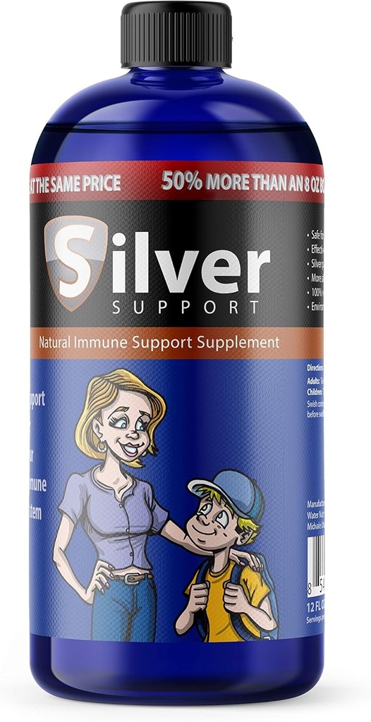 gereinigte Ionic Silver Technology Flüssige Immun-Booster für Kinder, Haustiere & Erwachsene verbessert Wellness