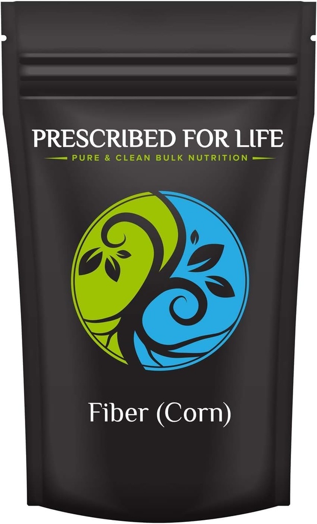 Prescribed for Life Nutriose Powder, Natural Fiber Supplement, Prebiotic Soluble Corn Fiber für Erwachsene, Glutenfrei, Vegan, Non GMO (10kg / 22lb)