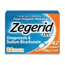 Zegerid OTC, 24-Stunden-Herzbrand-Relief, Säure-Refrlux-Medizin und Antazie, Treats-Frequent Sodbrennen, Omeprazol 20mg + Natriumbicarbonat, Proton Pump Inhibitor (PPI), 42 Kapseln