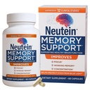 Natural Brain Booster für Gedächtnis, Konzentration und Gehirngesundheit - Extra Strength Plant-Based Focus Supplement für Erwachsene & Senioren, Made in USA (60 Kapseln/30 Serv)