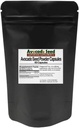 Avocado Seed Powder Capsules [60 Count] #1 Präbiotische Faser + Antioxidantien-Ergänzung, Raw Food, Digestive Health - The Ultimate Sustainable SuperFood