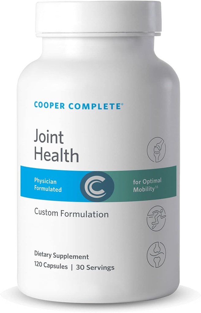 Cooper Complete - Joint Health Supplement - Glucosamin, Chondroitin, Gelatin, Bromelain - 30 Portionen pro Flasche. Pack von 3