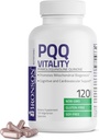 Bronson PQQ Vitality 20mg Pyrolochinolin Quinone Supplement fördert Mitochondriale Biogenesis Non-GMO, 120 vegetarische Kapseln