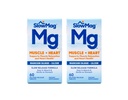 SlowMag MG Muskel + Herz Magnesium Chlorid mit Calcium Tabletten 60 Zähler (Pack von 2)