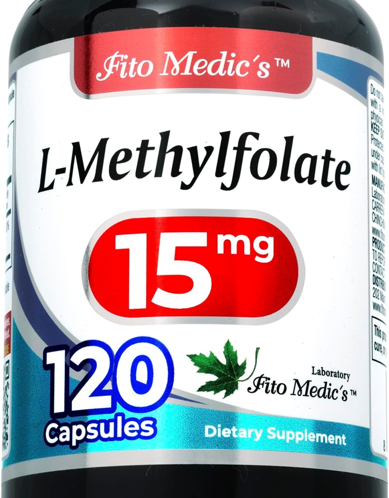 FITO MEDIC's Lab | Methylfolate |120 Kapseln | folate Supplement | Methyl folate | Methylfolate Supplement |Ultra hohe Absorption.