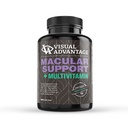 Lunovus Macular Support Plus Multivitamin Basierend auf AREDS 2 Studie - Augen Vitamine für Macular Support - Mineralische Ergänzung mit Lutein und Zeaxanthin - 180 Weichgel