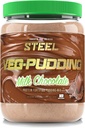 Stahl Veg-Pudding | Vegan Protein Pudding Pulver Mix, Milch Schokolade | 18 Servierungen (1.5lbs) | Brown Rice und Pea Protein mit BCAA Aminosäuren für Muskelwachstum und Erholung | Non Dairy | Low Carb
