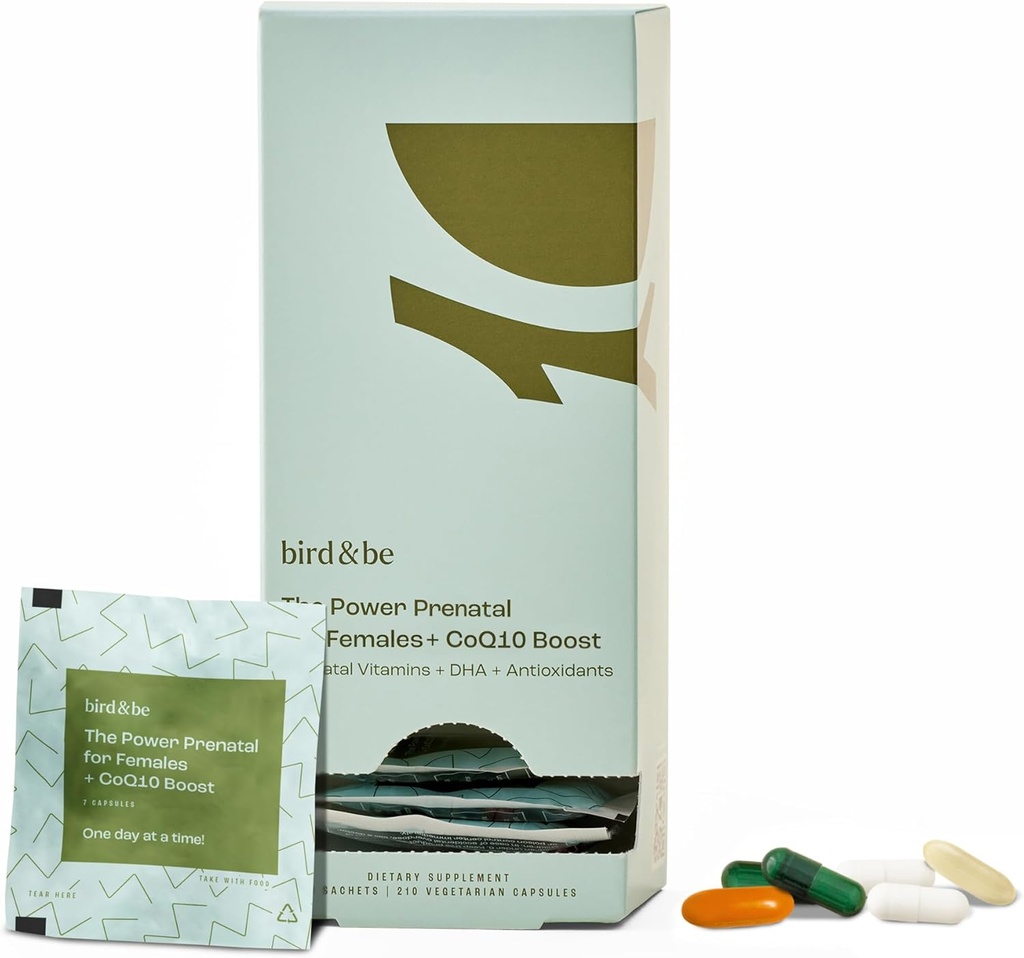 bird&be Das Power Prenatal für Frauen mit Coq10 Boost