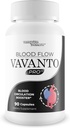 Blood Flow Vavanto Pro - Unsere beste Blutzirkulation Booster - Mens Blood Flow Care - Unsere beste Blutflussunterstützung - Blutflusskapseln - Blutfluss Pillen - Max Blood Flow Vavanto Growth Circulation