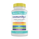 Supplément de soutien immunitaire biologique tout-en-un 60 Capsules Vegan - Elderberry 500mg, Ashwagandha 500mg, 400mg Vitamine C et zinc - Vitamine D3 - Immune Boosters pour adultes