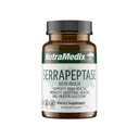 Supplément Nutramedix Serrapeptase - Enzymes protéolytiques pour la digestion + Inuline - Fait pour soutenir le soutien de la santé digestive - sans gluten, soja et lait (60 capsules)