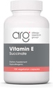 Allergy Research Group Vitamin E Succinate Supplement - für Männer und Frauen, 400 IU D-Alpha-Tocopheryl, Antioxidans, Vegetarische Kapseln - 100 Count